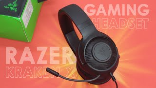 ₹3719 🔥🔥 Razer Kraken X  Wired Gaming Headset 🎧🎧 71 Surround Sound Mic Test Unboxing Review [upl. by Farrel]