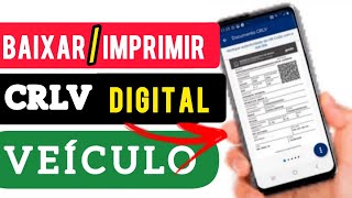 Como BAIXAR CRLV DIGITAL IMPRIMIR DOCUMENTO do VEICULO pelo SITE DETRAN [upl. by Berner]