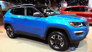 2018 Jeep Compass Trailhawk  Exterior and Interior Walkaround  2018 Chicago Auto Show [upl. by Desirae161]