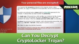 What To Do When CryptoLocker Holds Your Data Ransom [upl. by Mollee]