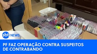 Operação desmonta quadrilha de contrabando e lavagem de dinheiro  SBTNewsnaTV 070624 [upl. by Bravar932]