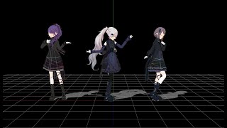 MMD Aishite Aishite Aishite mirrored dance practice ver  Nightcord at 2500 [upl. by Ogren]