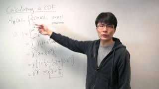 Calculating a Cumulative Distribution Function CDF [upl. by Haroppizt]