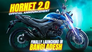 Finally Honda Hornet 20 Official Announcement in Bangladesh 🔥 Teaser Launched 2024 [upl. by Cleti]