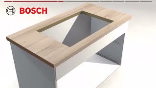 Bosch Venting Hob Installation – Fully Ducted Recirculation 70cm [upl. by Eldwon]