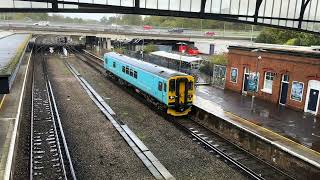 Rail Video Inspection Unit No 153376 departing Bournemouth  08102024 [upl. by Nnewg471]