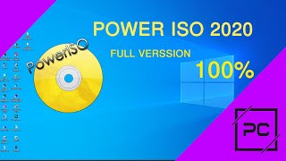 How to download and install PowerISO 2020 full version 100  speed khmer [upl. by Tannenwald]