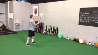 Lacrosse Wall Ball Quick Stick [upl. by Aleuname]