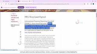 SBR REVISION IFRS 2 SHARE BASED PAYMENT [upl. by Ahsenom]