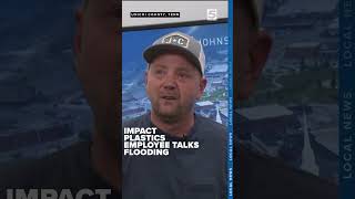 Impact Plastics employee speaks about flooding in Unicoi County [upl. by Rae]