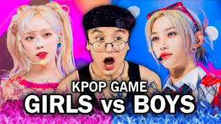 BOY GROUPS vs GIRL GROUPS 😭 KPOP QUIZ GAME Save One KPOP Song REACCION en ESPAÑOL [upl. by Ingaberg]