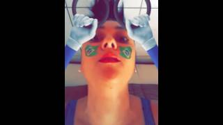 Ginástica Olímpica  Argolas Olimpíadas do Rio 2016 snapchat [upl. by Nylecaj209]