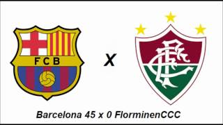 BARCELONA X FLUMINENSE  O JOGO DO SÉCULO [upl. by Roane]