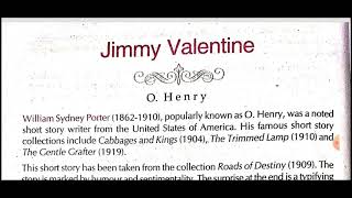 quotJimmy valentinequot by O Henry part 1 [upl. by Ketti478]