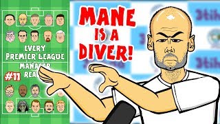 🤿MANE IS A DIVER🤿 11 Every Premier League Manager Reacts [upl. by Deckert]