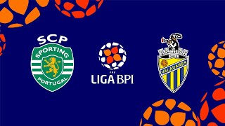 Liga BPI 13ª jornada Sporting CP 20 Valadares Gaia FC [upl. by Zebe]