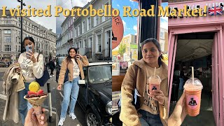 Portobello Road Market amp Notting Hill📍exploring portobelloroadmarket nottinghill youtube vlog [upl. by Ahsienyt]