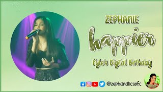 Zephanie sings quotHappierquot at Kyles Digital Birthday Fan Con [upl. by Guerra]