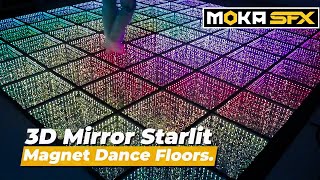 3D Mirror Led Dance Floor  Disco Dance Floor Rental [upl. by Pelagi138]