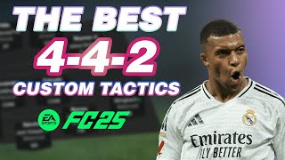 The BEST 442 CUSTOM TACTICS  FC25 442 FCIQ Custom Tactics Instructions amp Gameplay [upl. by Gautea807]