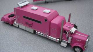 164 Custom Peterbilt Semi Truck  Komen Benefit Truck [upl. by Assertal]