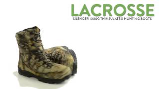 LaCrosse Silencer 1000g Thinsulate® Hunting Boots  Waterproof Insulated 8” For Men [upl. by Reel]