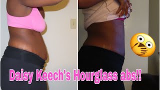 I TRIED DAISY KEECHS HOURGLASS AB WORKOUT FOR 2 WEEKS  REAL RESULTS [upl. by Saleem]