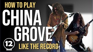 China Grove  The Doobie Brothers  Guitar Lesson [upl. by Eycats763]