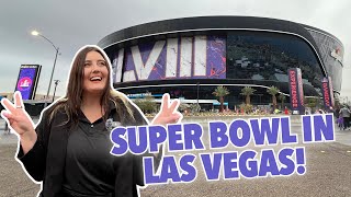 Inside Tour of Allegiant Stadium Ahead of Super Bowl 58 in Las Vegas [upl. by Innoj763]