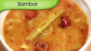 Sambar Recipe  How To Make Sambar For Idli or Dosa  South Indian Lentil and Vegetable Curry [upl. by Keynes771]