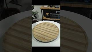 Plato Giratorio con madera reciclada Versión rápida 😅 carpinteria woodworking maker [upl. by Eneri97]