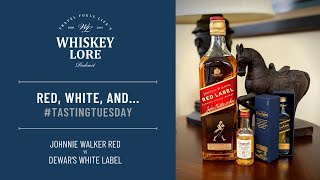 🥃 JOHNNIE WALKER RED vs DEWAR WHITE LABEL Blended Scotch  Whisky Review and Comparison [upl. by Demetrius]