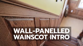 Wall Panelled Wainscot Intro [upl. by Novyak]