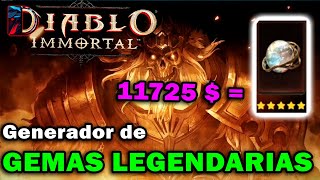 Diablo Immortal GENERADOR de GEMAS LEGENDARIAS [upl. by Vikky911]