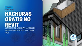 BIM DIA  Como inserir Hachuras Gratis no Revit  Padrões de preenchimento Arquivo [upl. by Hildagard]