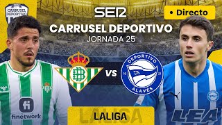 ⚽️ REAL BETIS vs DEPORTIVO ALAVÉS EN DIRECTO LaLiga 2324 Jornada 25 Sonido Carrusel Deportivo [upl. by Osanna]