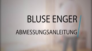 Bluse enger nähen  Abmessungsanleitung  BeTailorde [upl. by Varipapa]