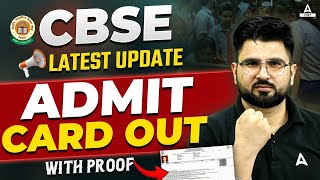 CBSE Admit Card 2024  How to Download Class 10 and 12 Admit Card Out 🔥  CBSE Latest News [upl. by Anora]