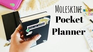 Moleskine Planner Setup pt 1  Pocket Agenda [upl. by Adama371]