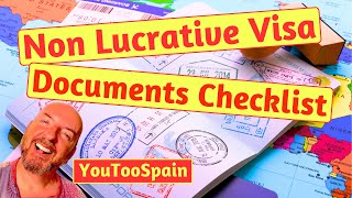 Ten Documents you need for your Spain Non Lucrative Residence Visa [upl. by Oimetra574]