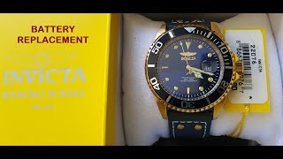 INVICTA Pro Diver 22076 Battery Replacement [upl. by Larimor]