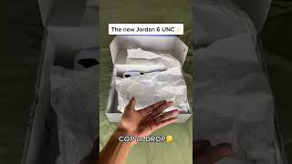 unboxing aj6 Air Jordan 6 UNC AJ6 CT8529 410cop or drop [upl. by Anoval923]