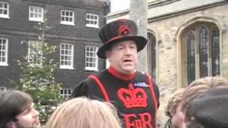 Yeoman Warder At Tower Of London Part IV of Four [upl. by Jemmie]