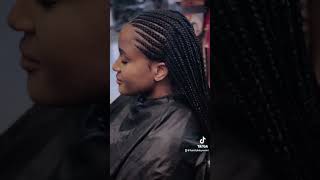 Fulani Braids ✨hairstyles fulanibraids hair braid cornrowbraids [upl. by Neelat]