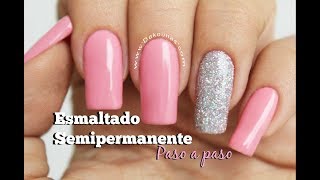 Clase 10 Esmaltado Semipermanente paso a paso ♥ Deko Uñas  Gel polish step by step [upl. by Micaela439]