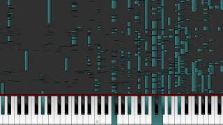 Chlorine  Auditory Illusion Not Piano Tutorial Piano Midi Cover [upl. by Onailerua]