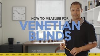 How to measure for venetian blinds [upl. by Melesa]