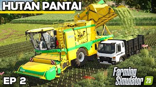 GPS and DREAMS OF BEANS  Farming Simulator 25  Hutan Pantai  Episode 2 [upl. by Nottnerb972]