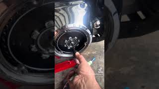 Harley Davidson Fatboy Clutch Adjustment in Punjabi [upl. by Bulley]