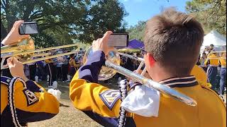 LSU Drumline Hill 102222  Ole Miss vs LSU [upl. by Akehsyt180]